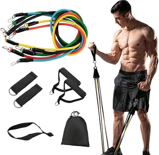 Kit bandas elasticas tubulares 11 piezas + Guia de uso
