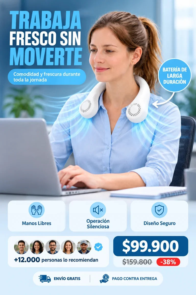 Ventilador Portatil Recargable